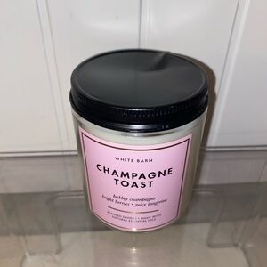 White Barn Champagne Toast Candle - Pink and Black